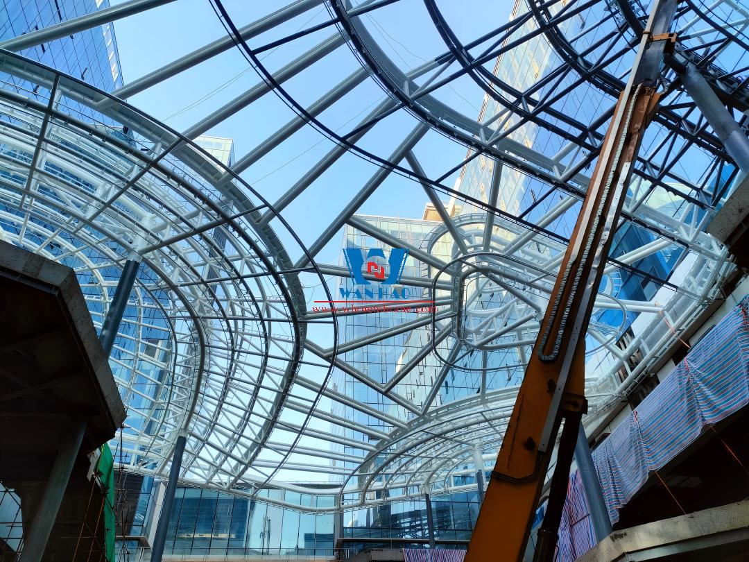 Bodson Valley Project: Steel Membrane Structure for the Atrium