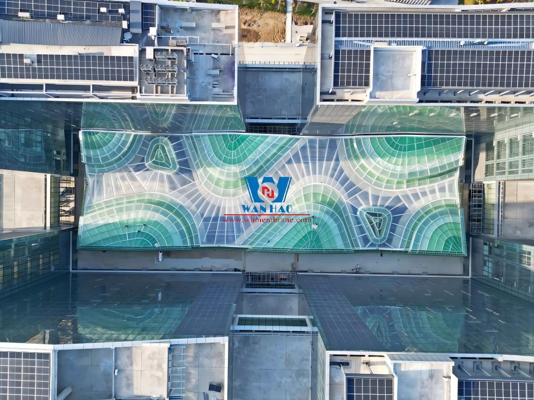 Bodson Valley Project: Steel Membrane Structure for the Atrium