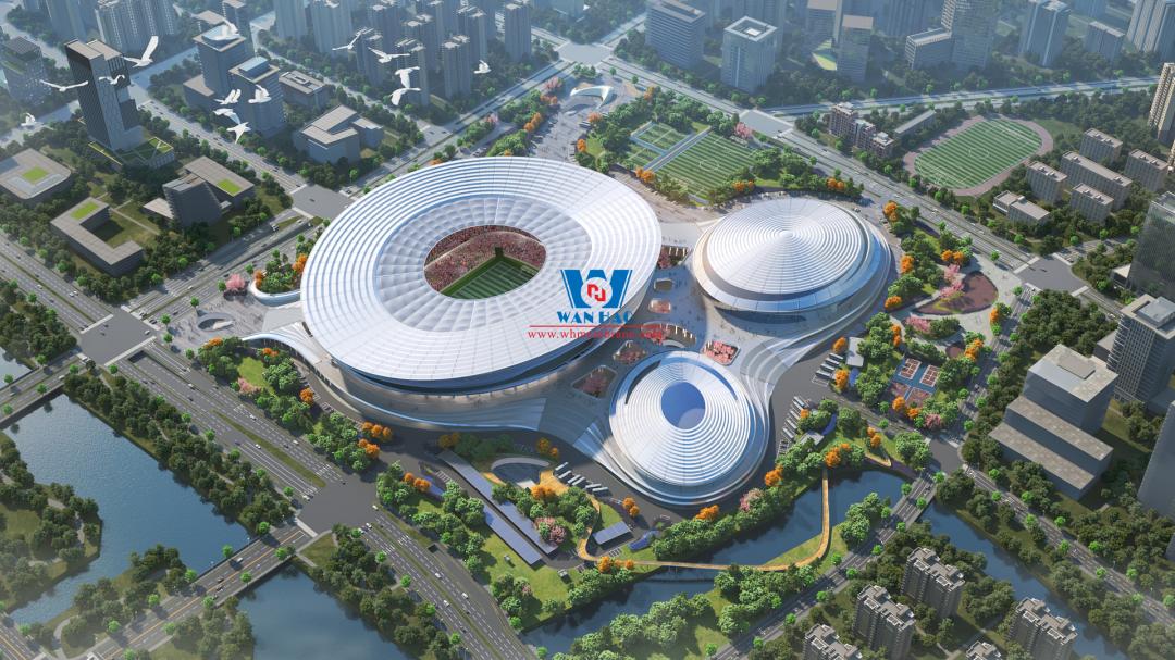 PTFE Membrane Roofing for the Hangzhou International Sports Center in China