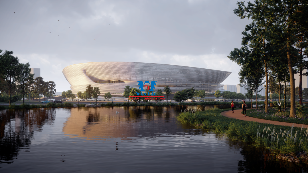 PTFE Membrane Roofing for the Hangzhou International Sports Center in China