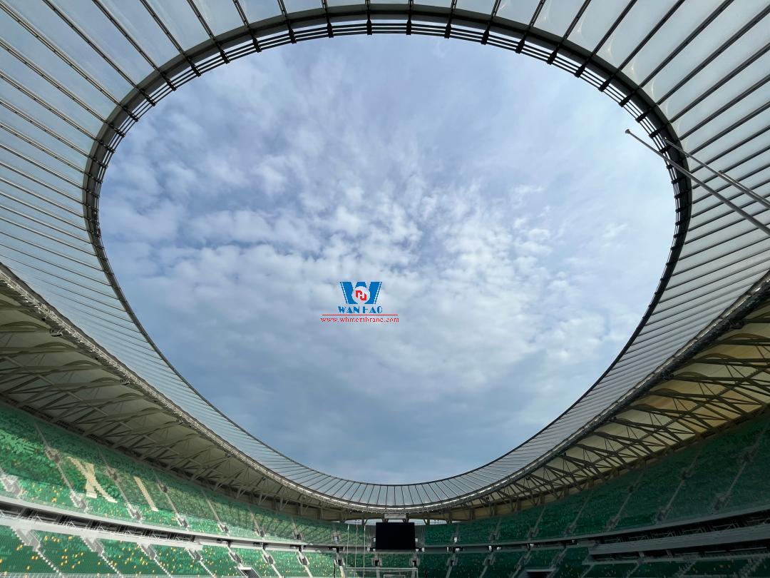 Tension Steel Membrane Structure For Wuxi Olympic Sports Center