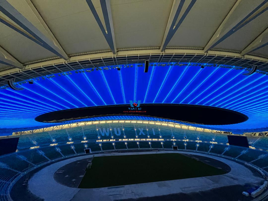 Tension Steel Membrane Structure For Wuxi Olympic Sports Center