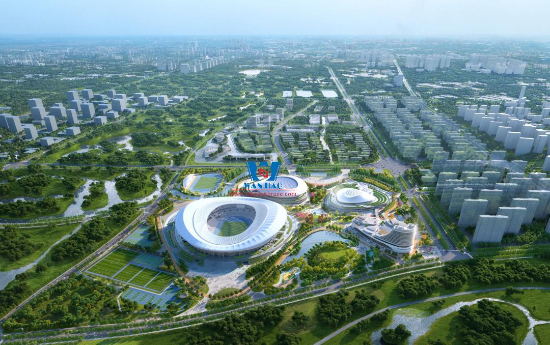 Tension Steel Membrane Structure For Olympic Sports Center Wuxi Tension Steel Membrane Structure For Olympic Sports Center Wuxi