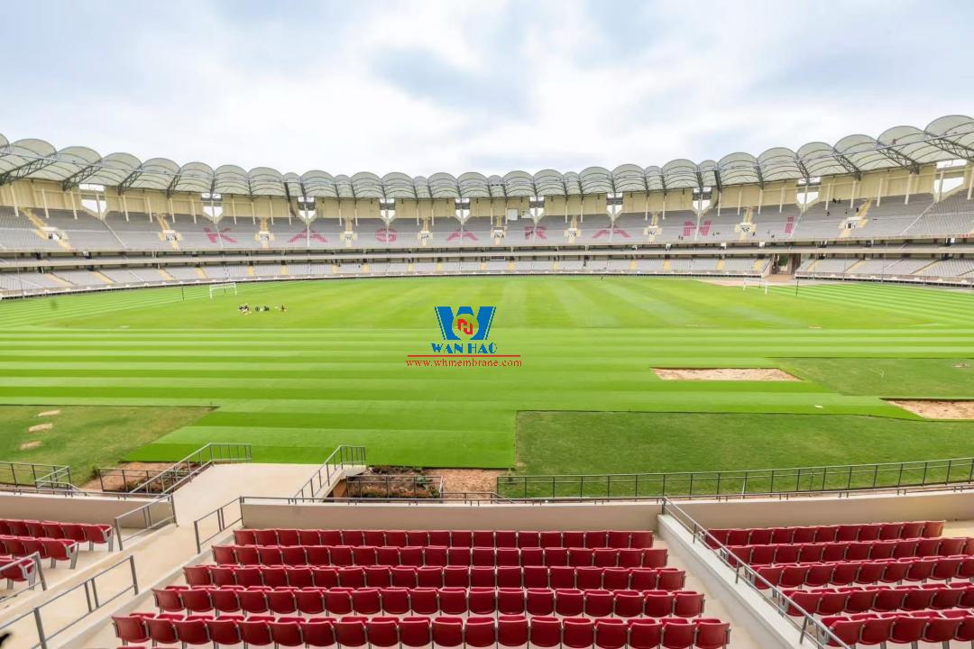 PTFE Steel and Membrane Structure Roofing for Kenya African Cup Football Stadium PTFE Steel and Membrane Structure Roofing for Kenya African Cup Football Stadium