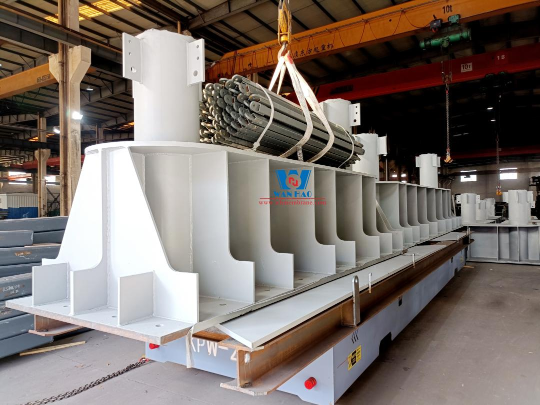 First batch steel structures for Mali Bamako Modibo Keita Comprehensive Stadium shipped