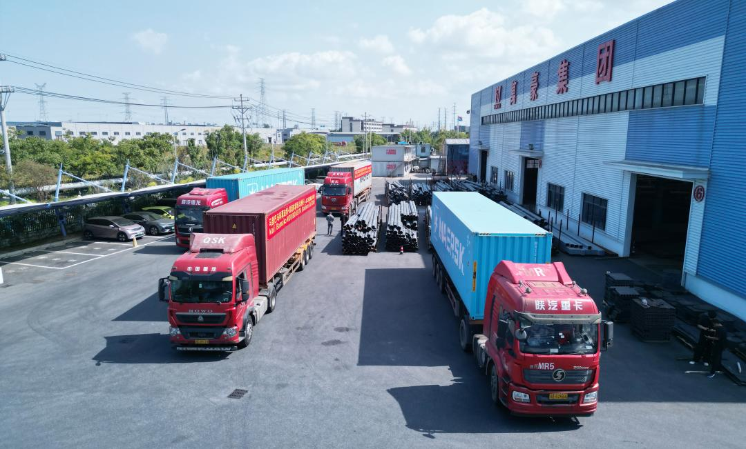 First batch steel structures for Mali Bamako Modibo Keita Comprehensive Stadium shipped