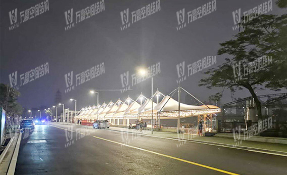 Dragon Boat Plaza Competition Stand Membrane Structure Project