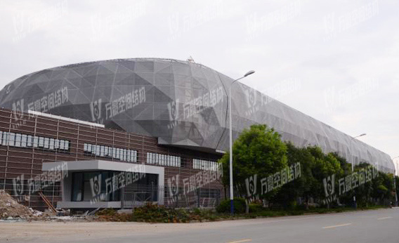 Phase Motor Exhibition Hall Mesh Facade Membrane Structure Project