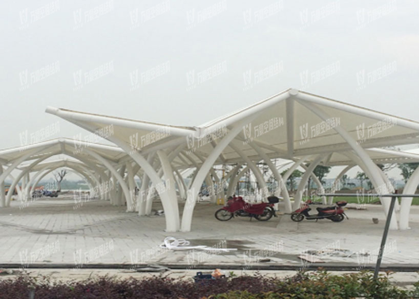 Haining Longdu Lake Landscape Shade Membrane Structure Project