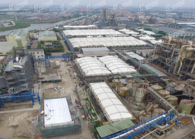 Shangyu Taisheng Chemical Sewage Pool Canopy Membrane Structure Project