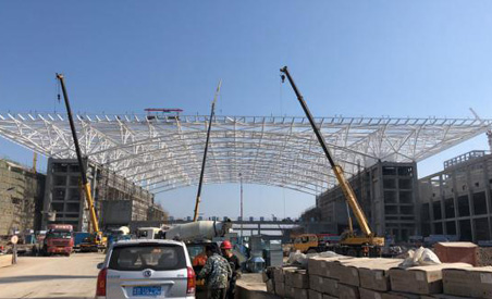 Hongdao International Conference Center Profiled Steel Structure Project