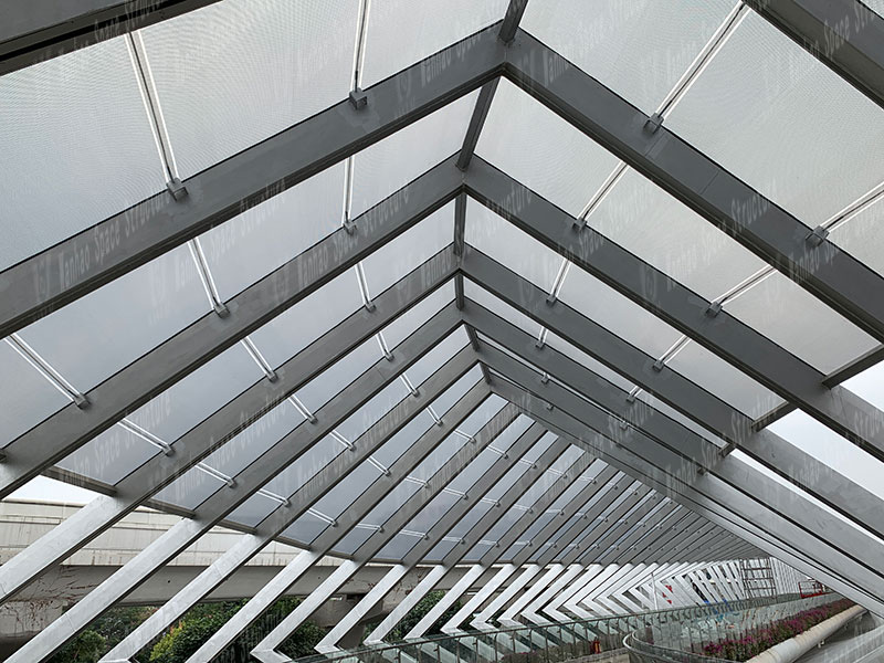 Three Pavilions and One City ETFE Corridor Membrane Structure Project in Shenzhen Longgang Completed
