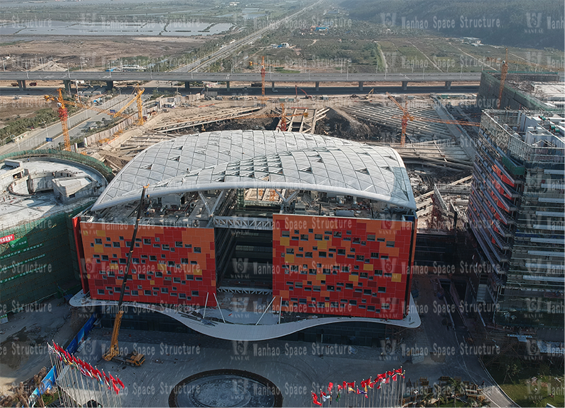 ETFE Membrane Structure Quality Structure Award | Hengqin Zhongla Economic and Trade Park ETFE Skylight Membrane Structure Project