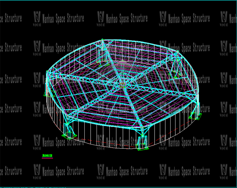 Wanhao's 2020 bid 6-Nanjing Garden Expo Garden dome membrane structure shed project