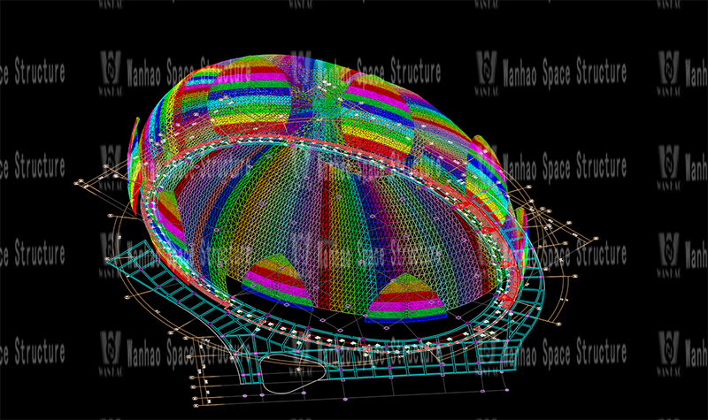 Wanhao 2020 No. 11-Tibet Autonomous Region Sports Bureau Sichuan Pengshan Training Base (Phase I) Membrane Structure Project