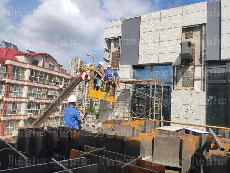 Xintai Excellence·Fortune Plaza membrane structure project started construction