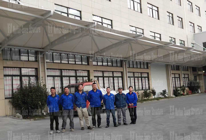 Ningbo Zhongtian home canopy project completed