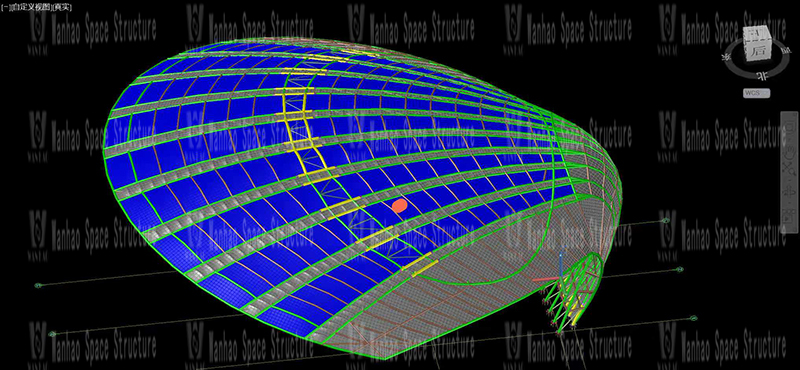 Weihai Economic and Trade Exchange Center Project-Steel Structure Construction of Big Shell Project