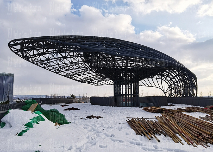 Weihai Economic and Trade Exchange Center Special-shaped Steel Structure Project