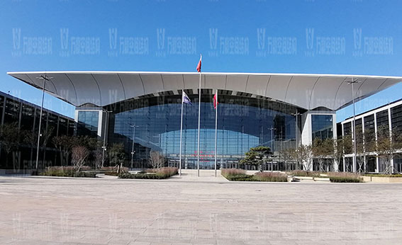 Qingdao Hongdao International Exhibition Center Facade Membrane Structure Project