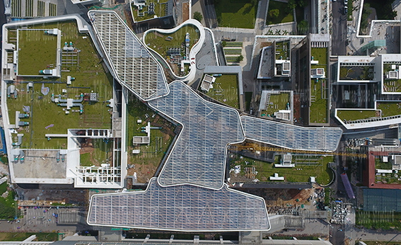 Shenzhen Longhua Subway Station ETFE Roofing Project