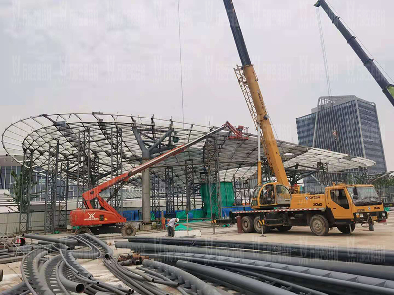 The local supporting project of Zhangjiagang Station of Shanghai-Tongzhou Railway is completed.