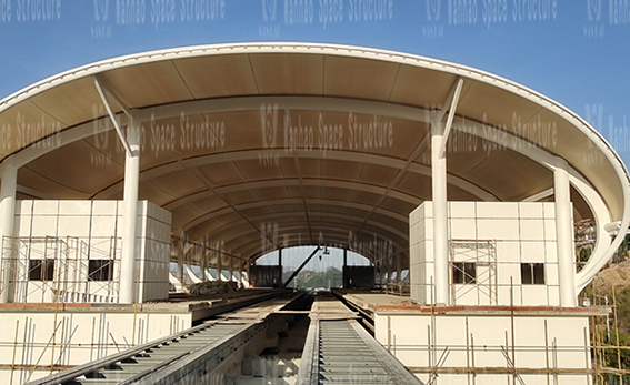 Qingyuan Maglev Project Lianhu Station Steel Membrane Structure Project