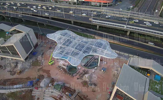 Changsha Guitang Sponge Demonstration Park Construction Project ETFE Membrane Structure Project