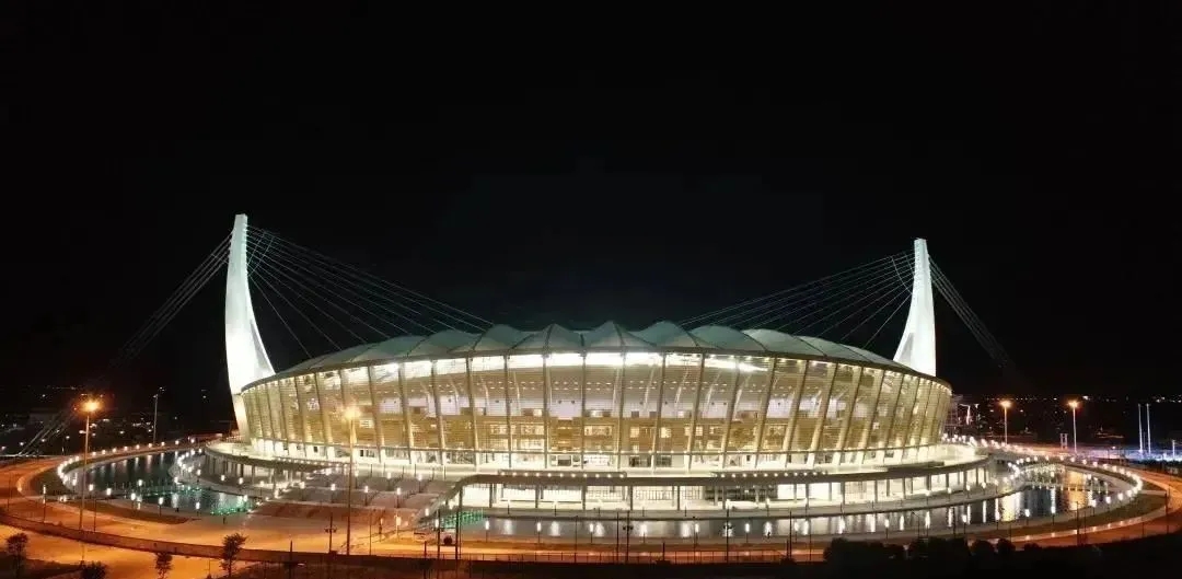 Completion and acceptance of the aided construction of the Cambodian National Stadium