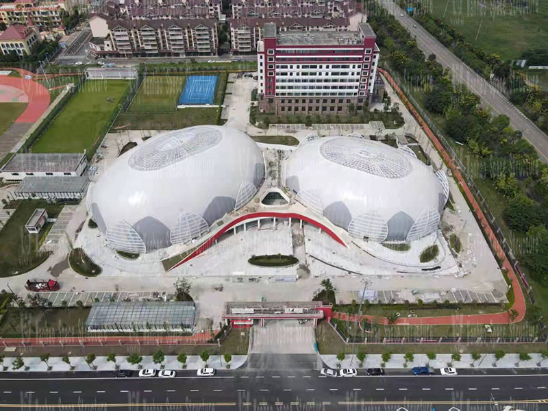 Sichuan Pengshan Training Base (Phase I) Membrane Structure Project Completed