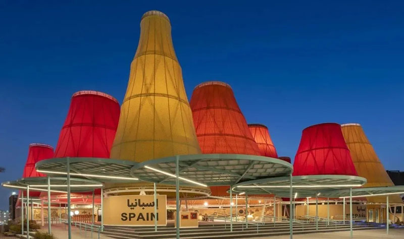 Membrane structure pavilion at Expo 2020 Dubai