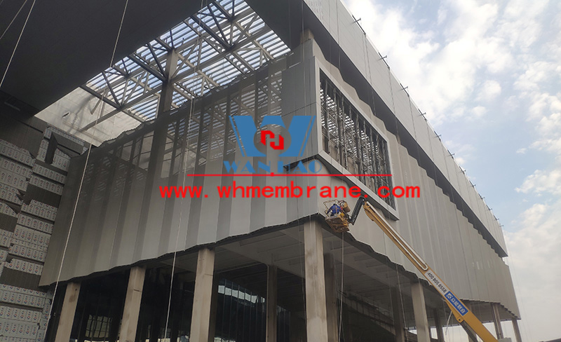 Shaoxing International Convention and Exhibition Center C1 exhibition hall curtain wall grid membrane project