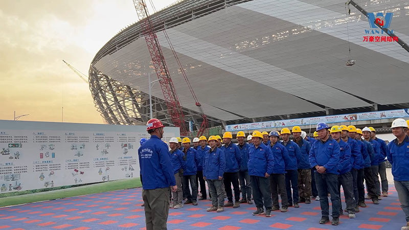 Construction video of Chongqing Longxing Football Stadium, the main stadium of the 2023 Asian Cup Southwest Division