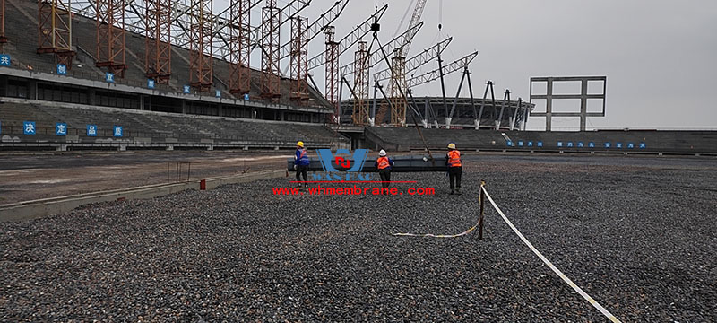Xiangyang Olympic Center membrane structure project began construction