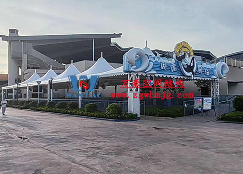 Shanghai Haichang Ocean Park steel film structure project