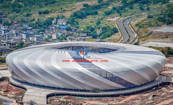ETFE Roof Membrane Structure Project of Chongqing Longxing Football Stadium Project, the host venue of the 2023 Asian Cup