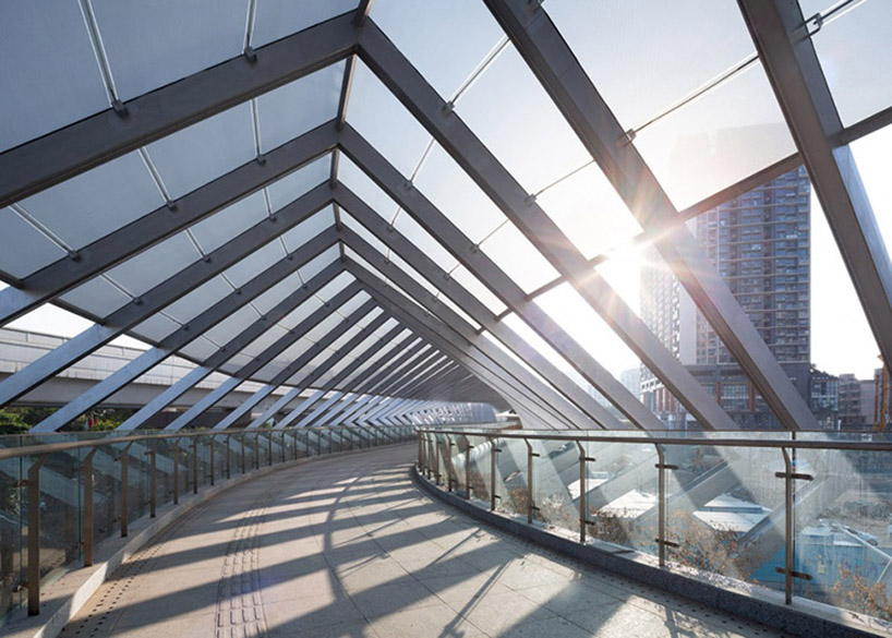 Three Pavilions and One City ETFE Corridor Membrane Structure Project in Shenzhen Longgang