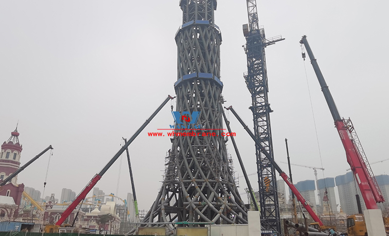 Xi 'an Silk Road Tower ETFE cable membrane structure project began construction