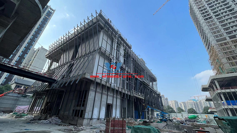 Construction of 10-3# membrane structure project of Jinyuanhui Square began