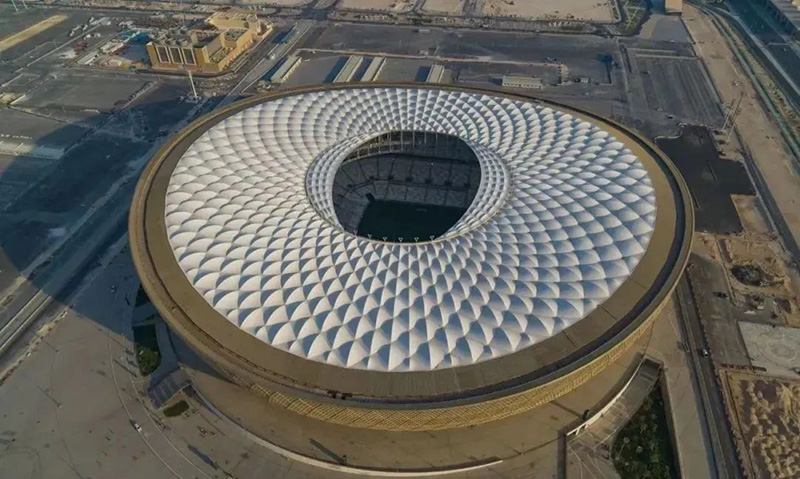 The Lusel Stadium at the Qatar World Cup