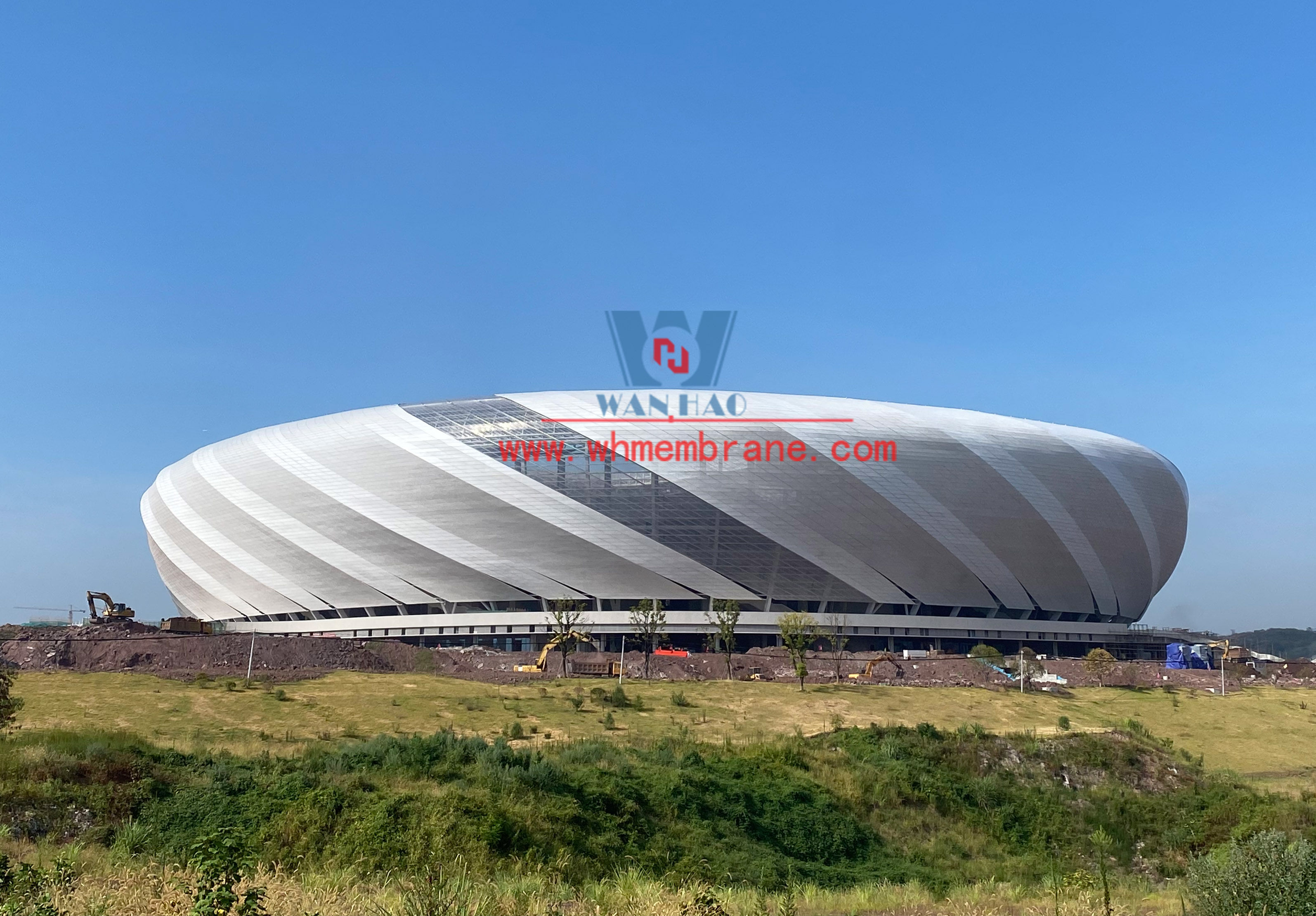 Chongqin Longxing Football Stadium membrane structure project