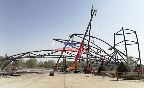 Steel Membrane Structure Project of Maliantan Desert Park in Dingbian, Shaanxi