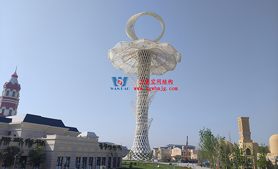 Xi 'an Silk Road Tower ETFE membrane structure