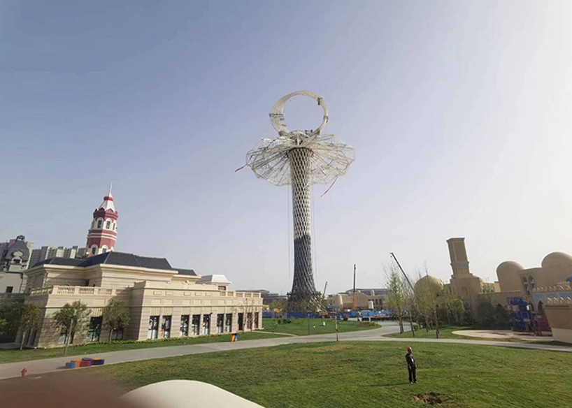 Xi 'an Silk Road Tower ETFE membrane structure