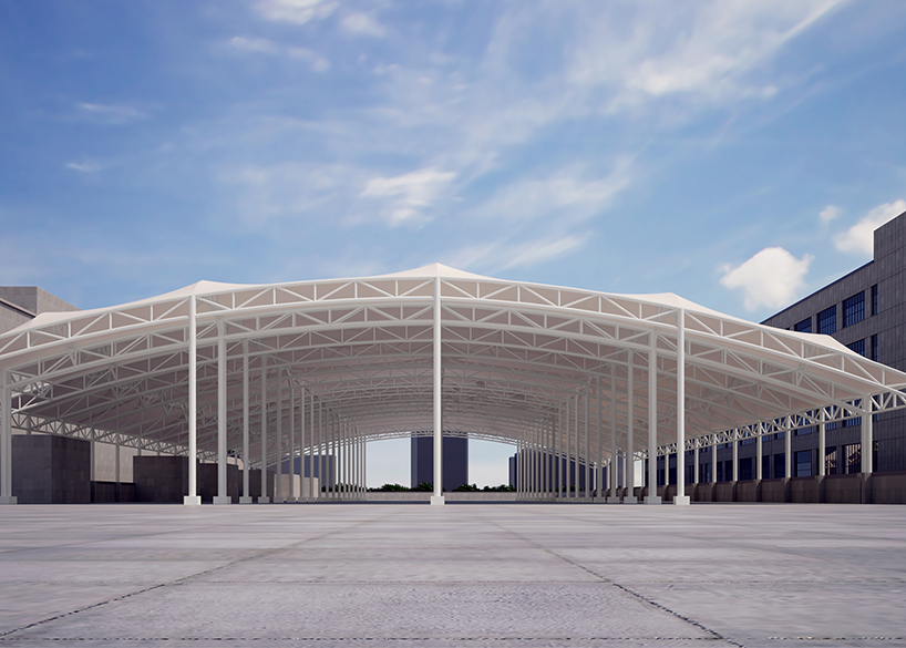 Zhejiang True Love Carpet Industry Technology Co., LTD. Workshop three roof membrane structure project