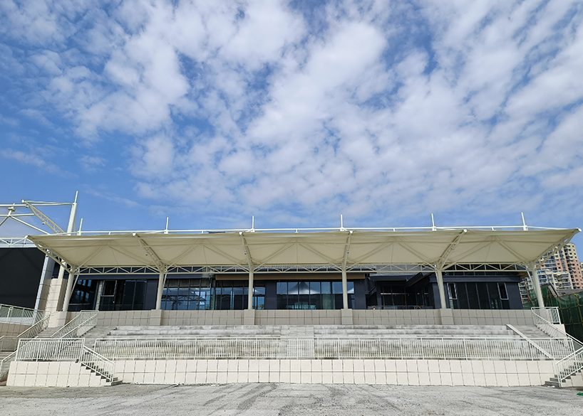 College bleacher PTFE membrane structure project