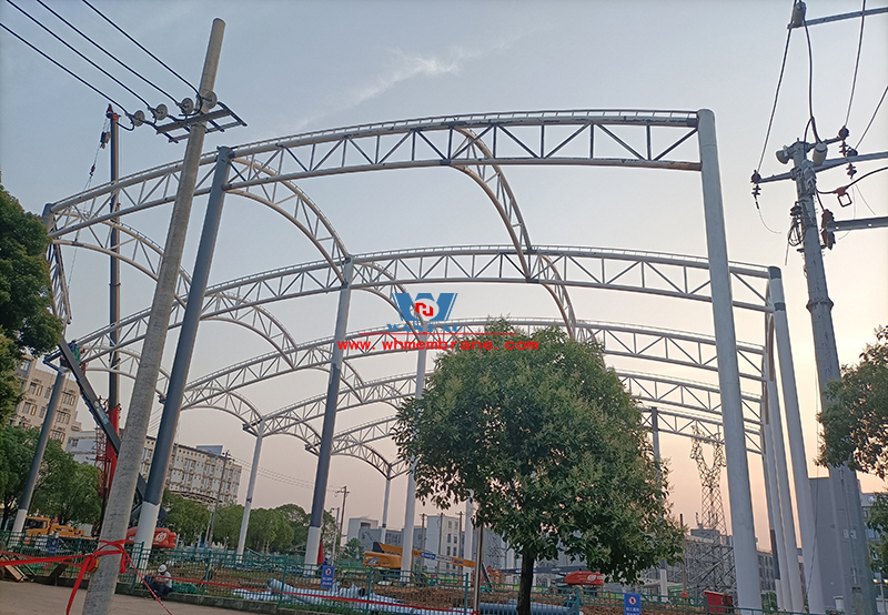 State Grid Jiangxi Electric Power Co., Ltd. training center training base renovation membrane structure project latest construction progress