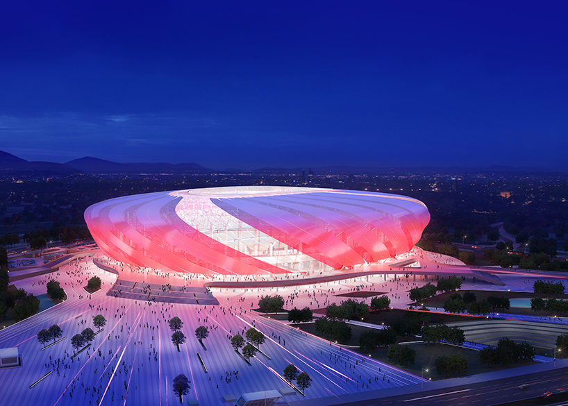 ETFE Roof Membrane Structure Project of Chongqing Longxing Football Stadium Project, the host venue of the 2023 Asian Cup