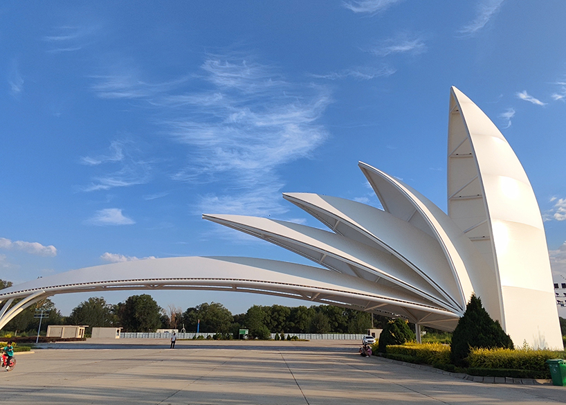 Steel Membrane Structure Project of Maliantan Desert Park in Dingbian, Shaanxi