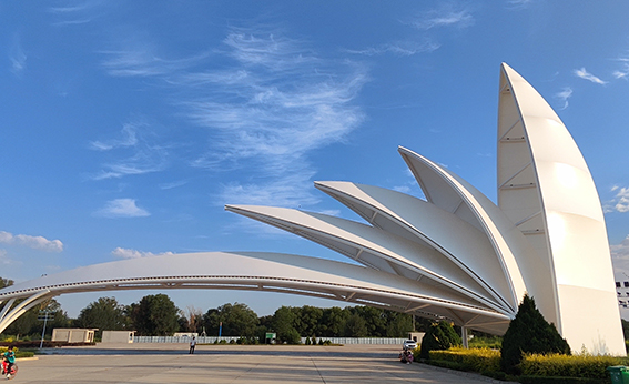 Steel Membrane Structure Project of Maliantan Desert Park in Dingbian, Shaanxi